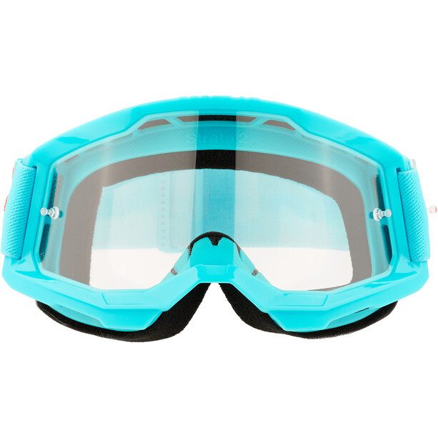 100% Strata 2 Gafas Transparentes, azul