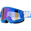 100% Strata 2 Verspiegelte Goggles blau