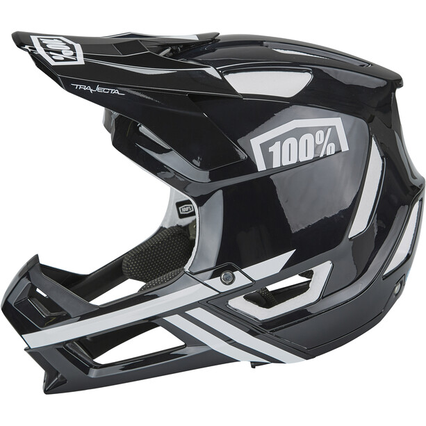 100% Trajecta Helmet with Fidlock black/white