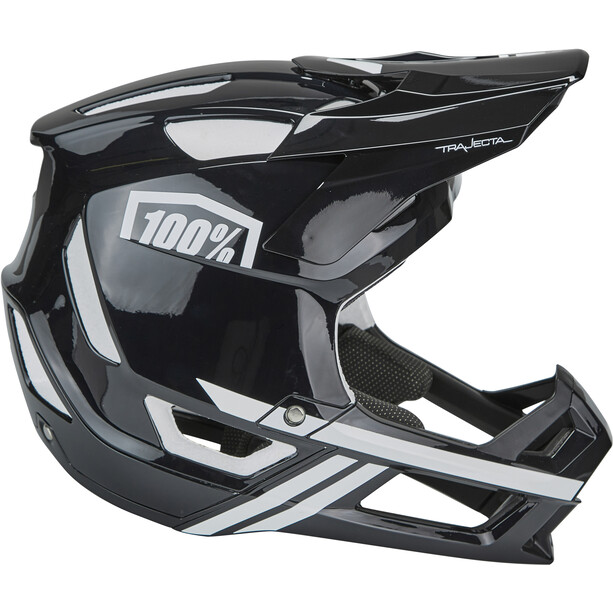 100% Trajecta Helmet with Fidlock black/white