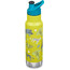 Klean Kanteen Classic Narrow VI Flasche 355ml mit Sport Deckel Kinder gelb/blau