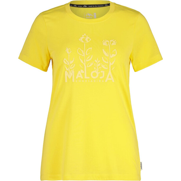 Maloja CuragliaM. Multi T-shirt 1/2 Femme, jaune