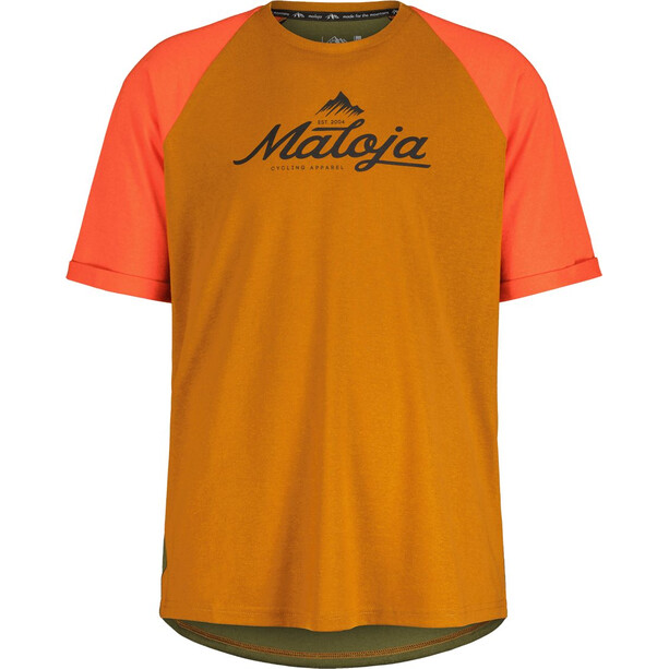 Maloja AnderterM. T-Shirt Herren beige/orange