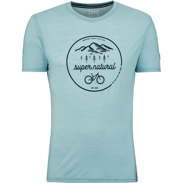 super.natural Trails T-Shirt Herren blau