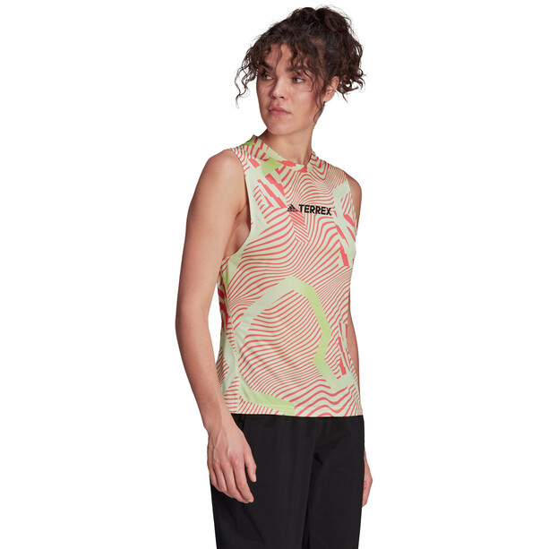 adidas TERREX Agravic Tank Top Women almost lime/acid red