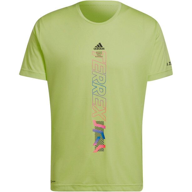 adidas TERREX Agravic Trail Running T-Shirt Men pulse lime