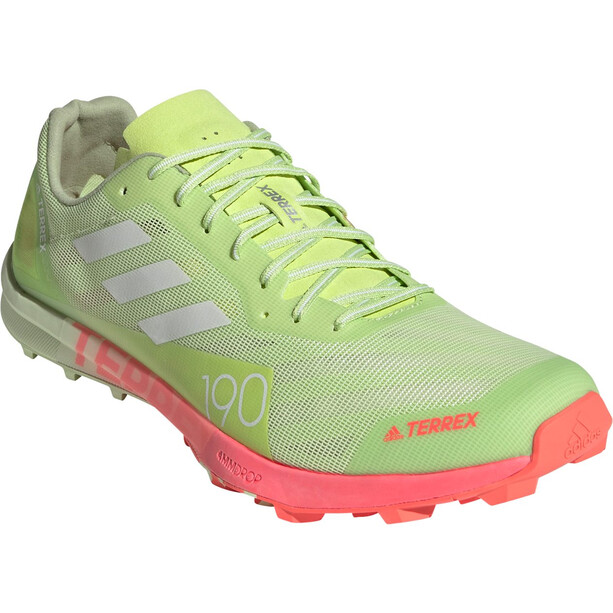 adidas TERREX Speed Pro Trailrunning Schuhe Herren grün/rot