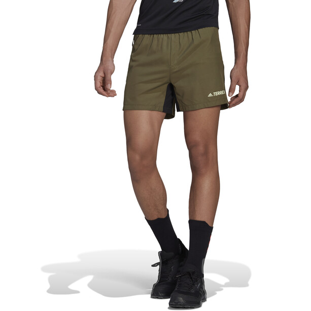 adidas TERREX Trail Shorts 7" Homme, olive