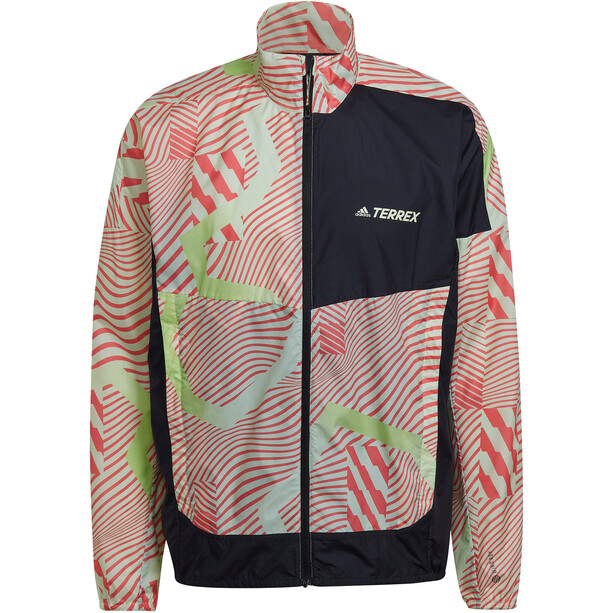 adidas TERREX Trail Windbreaker Jacket Men, Multicolor/negro
