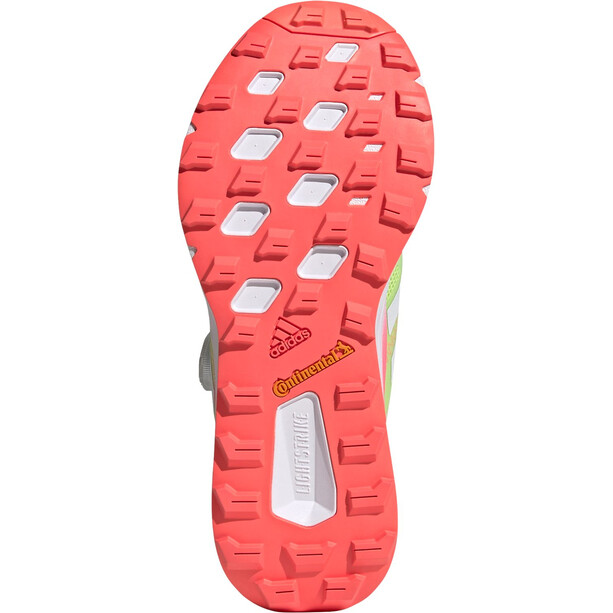 adidas TERREX Two Boa Chaussures de course sur piste Femme, vert/rouge