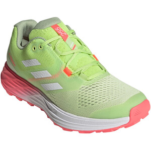 adidas TERREX Two Flow Zapatillas de trail running Mujer, verde/rojo verde/rojo