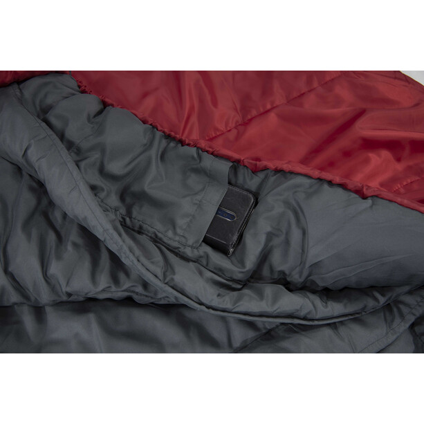 High Peak TR 300 Sleeping Bag dark red/grey