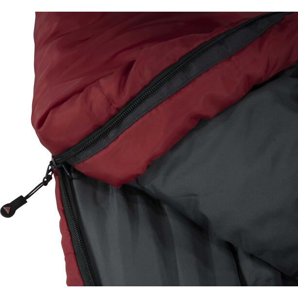 High Peak TR 300 Sleeping Bag dark red/grey