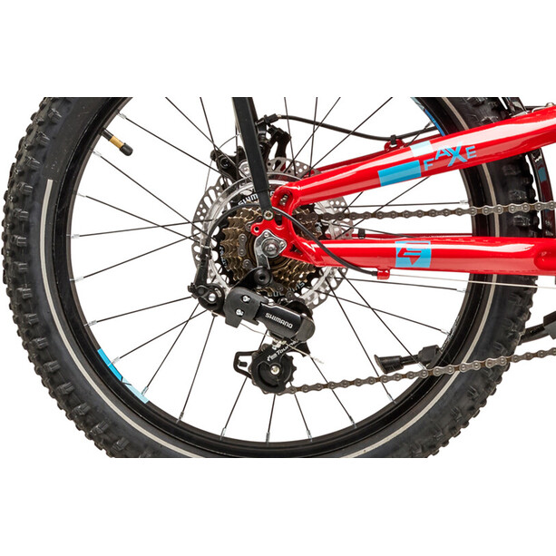 s'cool faXe Disc 20-7S Kinder rot/blau