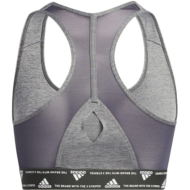 adidas TRN MS Good P Sport Bra Women dark grey heather