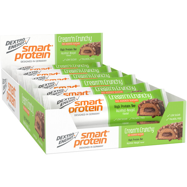 Dextro Energy Smart Protein Cream'n CrunchyBar 12 x 45g