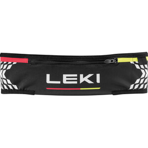 LEKI Trail Running Cinturón de poste S/M, negro/blanco negro/blanco