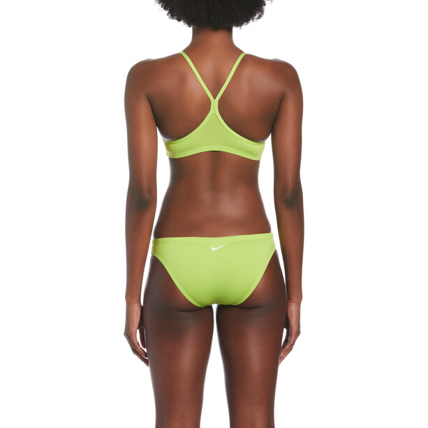 Nike Swim Essential Racerback Bikini Damen grün