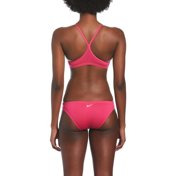 Nike Swim Essential Racerback Bikini Damen pink