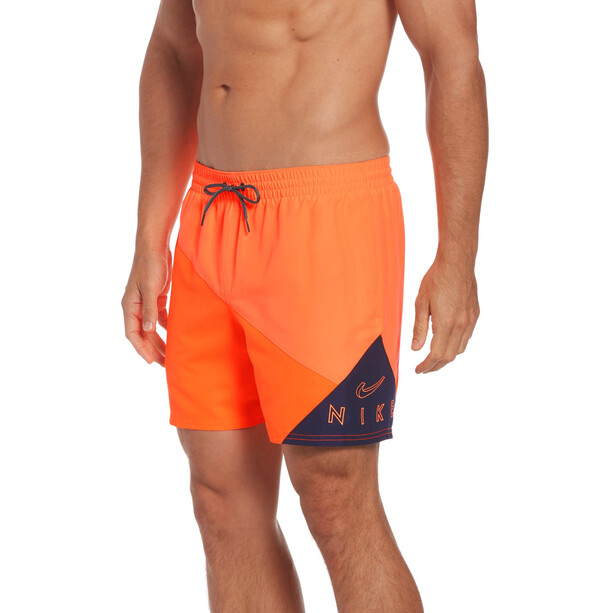 Nike Swim Logo 5" Volley Shorts Men, roze/oranje