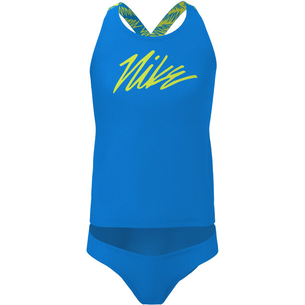 Nike Swim Script Logo Tankini à dos croisé Fille | CAMPZ.fr