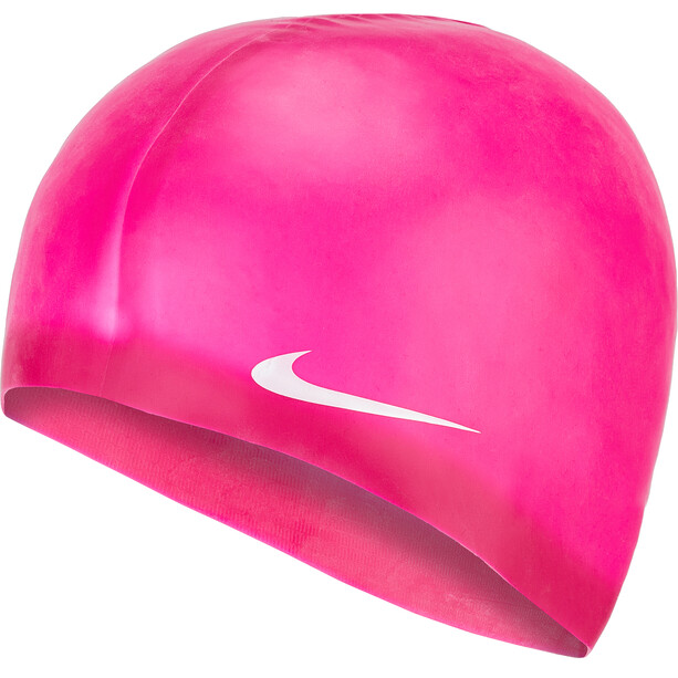 Nike Swim Solid Siliconen Badmuts, roze