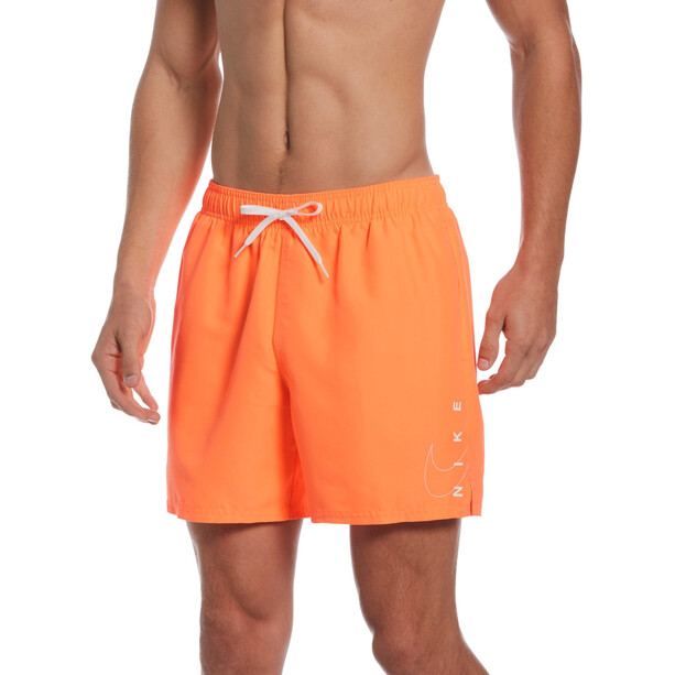 Nike Swim Swoosh Break 5" Volley Shorts Men Orange