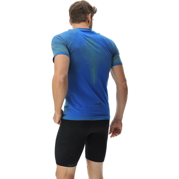 UYN Exceleration Running Short Sleeve Shirt Men lapis/lime