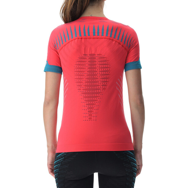 UYN Ultra1 Koszulka z krótkim rękawem do biegania Kobiety, czerwony