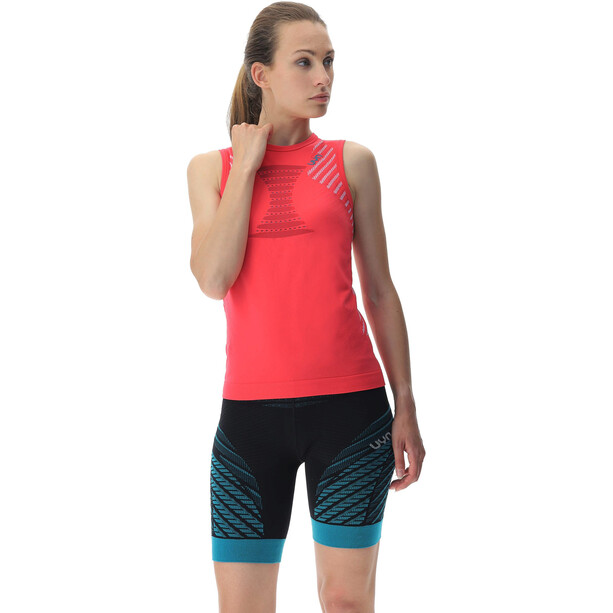 UYN Ultra1 Koszulka bez rękawów do biegania Kobiety, czerwony
