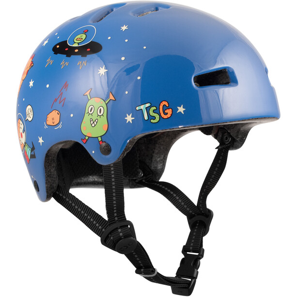 TSG Nipper Mini Graphic Design Helm Kinder blau