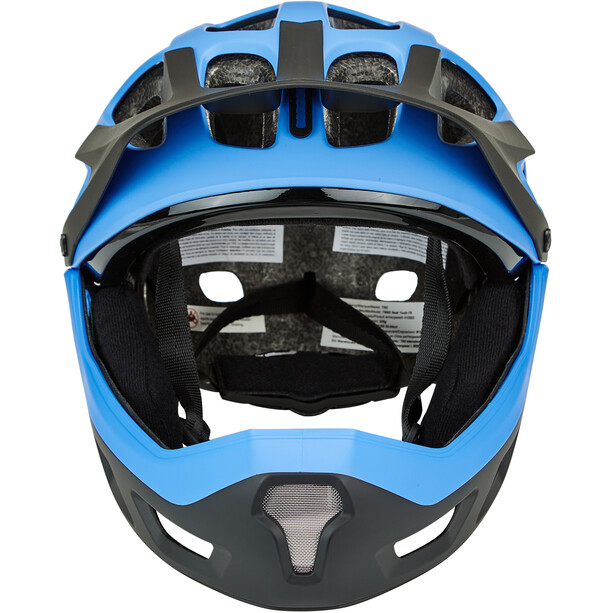 TSG Seek FR Solid Color Helmet Youth flow black-azuro