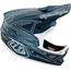 Troy Lee Designs D3 Fiberlite Helm blau
