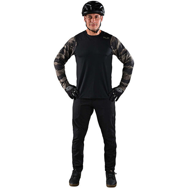 Troy Lee Designs Skyline Chill Maillot manches longues Homme, noir