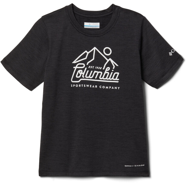 Columbia Mount Echo Kurzarmshirt mit Aufdruck Jugend schwarz
