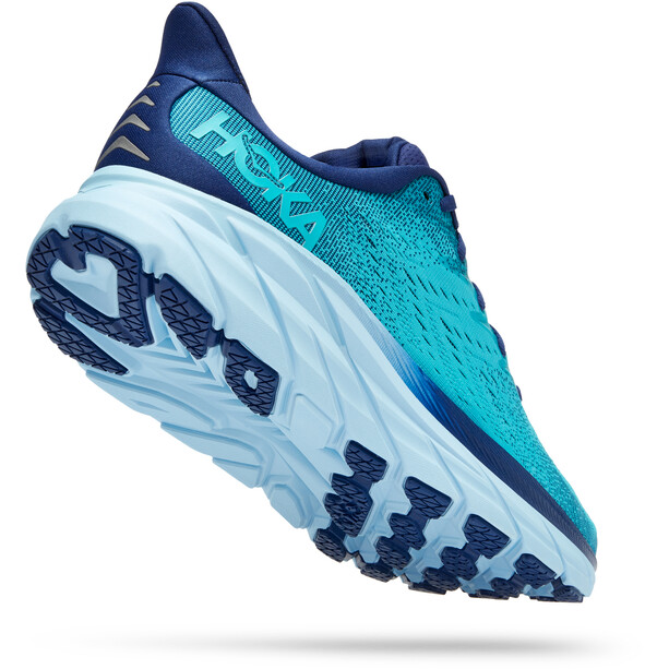 Hoka One One Clifton 8 Chaussures Homme, turquoise/bleu
