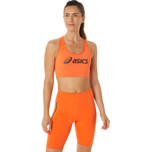 asics Core Sport-BH Logo Damen orange orange