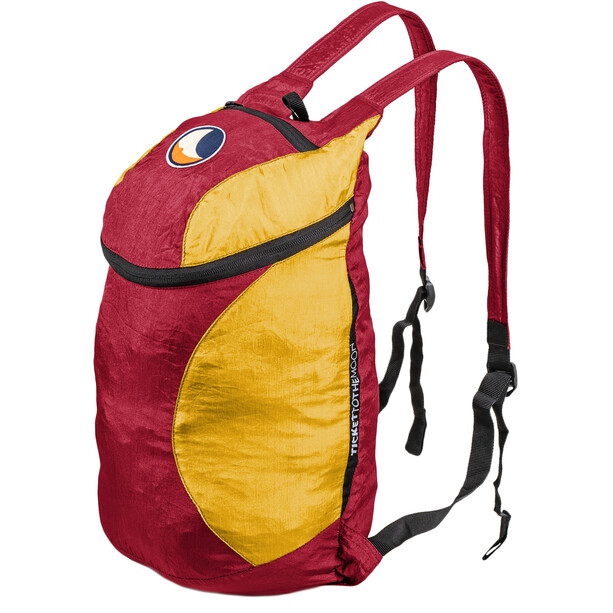 Ticket to the Moon Mini Rucksack rot/gelb
