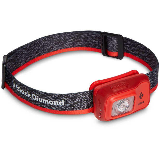 Black Diamond Astro 300-R Faro, negro/rojo