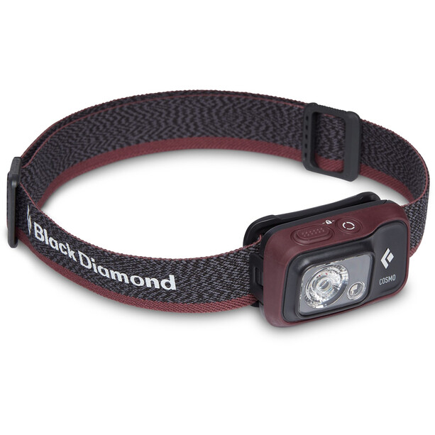 Black Diamond Cosmo 350 Lampe frontale, noir/rouge