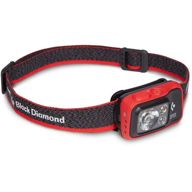 Black Diamond Spot 400 Lampe frontale, noir/rouge