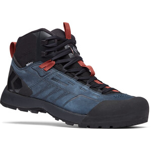 Black Diamond Mission Leather Mid WP Approach Shoes Men eclipse/red rock eclipse/red rock