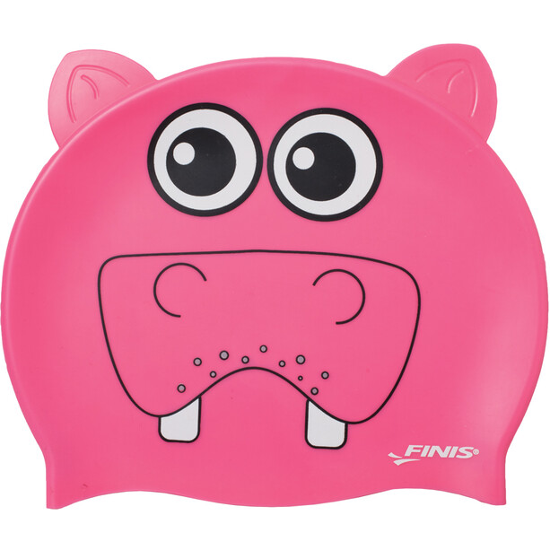 FINIS Animal Head Silicone Swim Cap Kids, roze