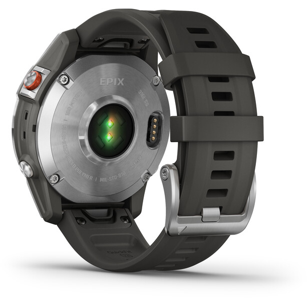 Garmin Epix (Gen 2) Smartwatch with QuickFit Watch Band 22mm, szary/srebrny