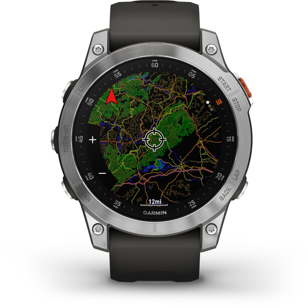 Garmin Epix (Gen 2) Smartwatch with QuickFit Watch Band 22mm, harmaa/hopea
