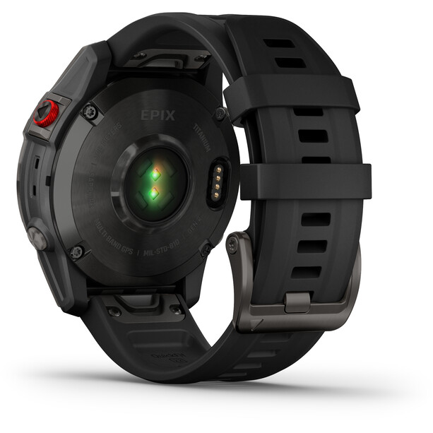 Garmin Epix (Gen 2) Sapphire Smartwatch with QuickFit Watch Band 22mm, negro