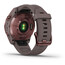 Garmin Fenix 7S Sapphire Solar Smartwatch with QuickFit Watch Band 20mm, gris/marron