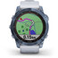 Garmin Fenix 7X Sapphire Solar Smartwatch mit QuickFit Uhrenarmband 26mm blau/weiß