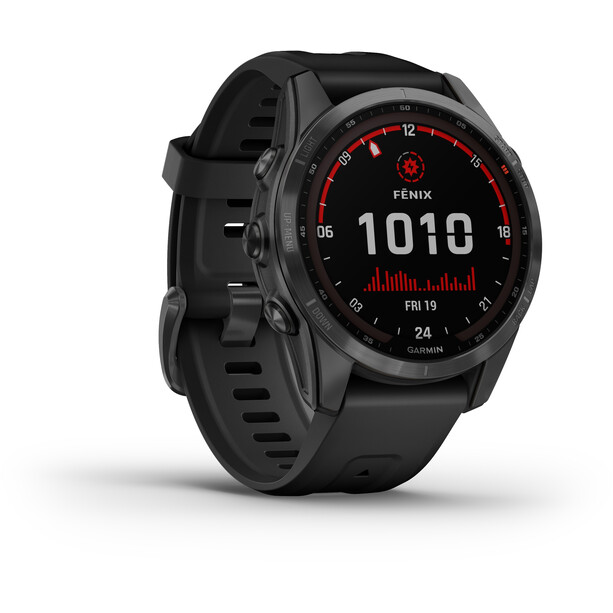 Garmin Fenix 7S Solar Smartwatch mit QuickFit Uhrenarmband 20mm schwarz