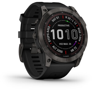 Garmin Fenix 7X Solar Smartwatch mit QuickFit Uhrenarmband 26mm schwarz schwarz